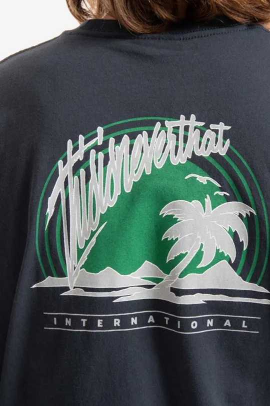 gri thisisneverthat longsleeve din bumbac Palm Tree L/S Tee