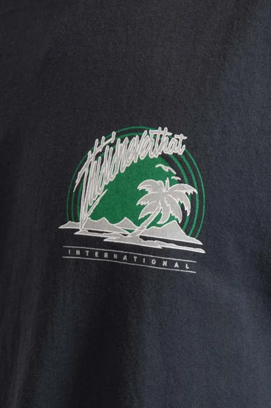 thisisneverthat top a maniche lunghe in cotone Palm Tree L/S Tee Uomo
