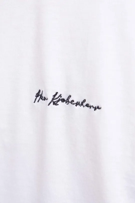 bílá Bavlněné tričko s dlouhým rukávem Han Kjøbenhavn Casual Tee Long Sleeve M-132072-001