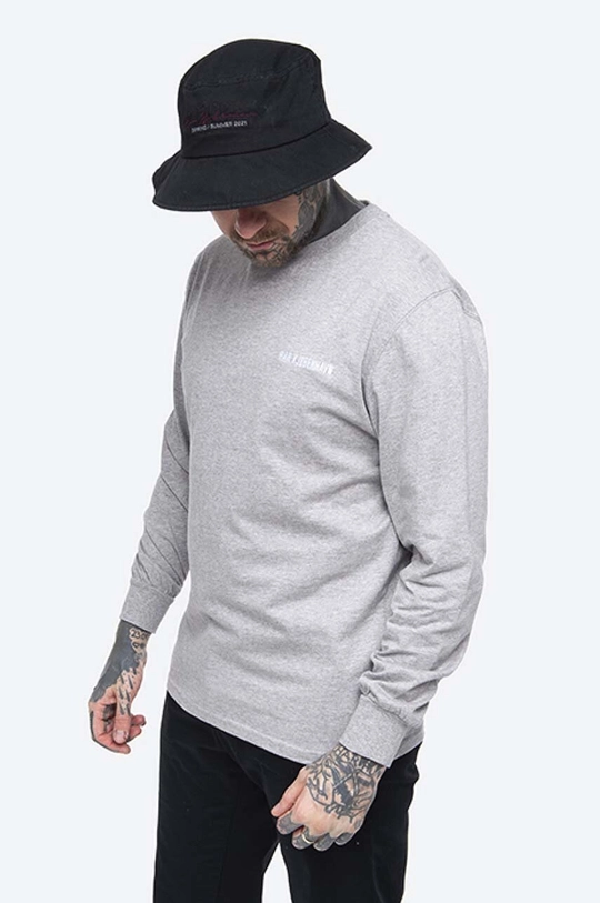 Бавовняний лонгслів Han Kjøbenhavn Casual Long Sleeve Tee сірий