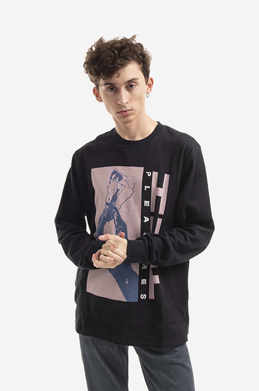 HUF cotton longsleeve top Light Up Jacquard Longsleeve