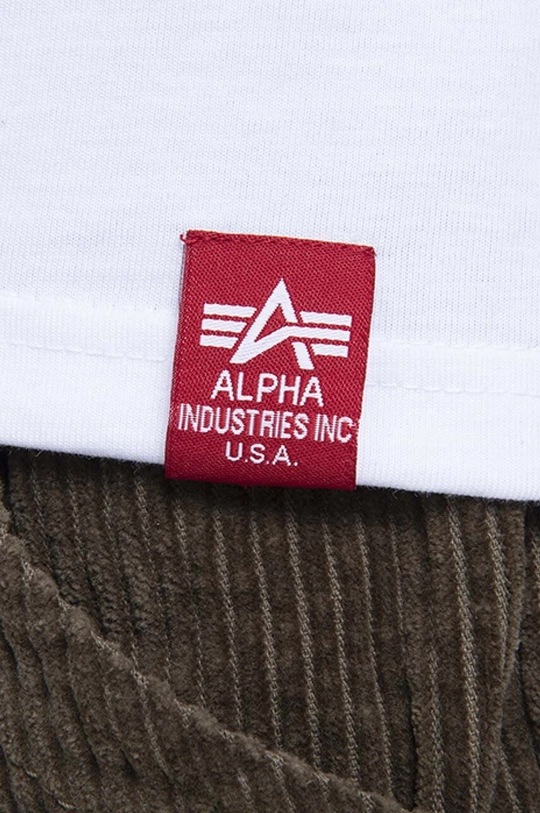 Bombažna majica z dolgimi rokavi Alpha Industries