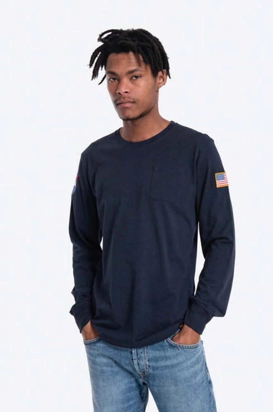 Alpha Industries cotton longsleeve top NASA