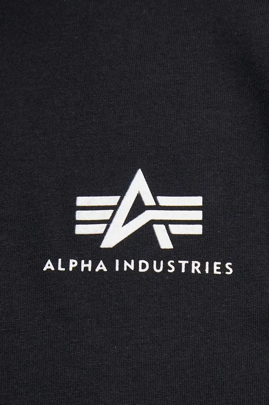 Alpha Industries longsleeve din bumbac Basic LS Small Logo De bărbați