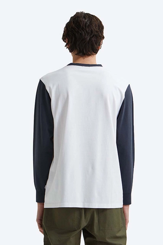 Wood Wood top a maniche lunghe in cotone Mark IVY Longsleeve bianco