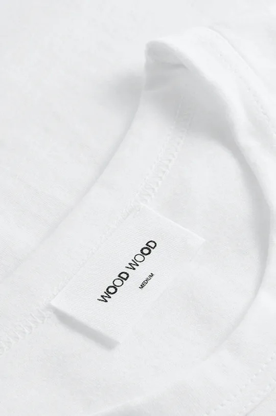 Памучна блуза с дълги ръкави Wood Wood Emil Longsleeve (2 броя) 100% органичен памук