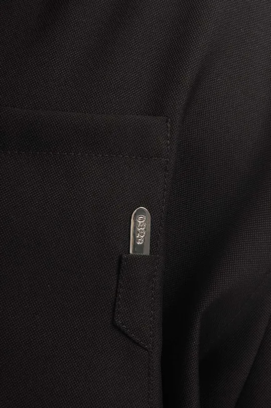 čierna Vlnená košeľa 032C
