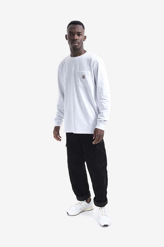 Carhartt WIP cotton longsleeve top white