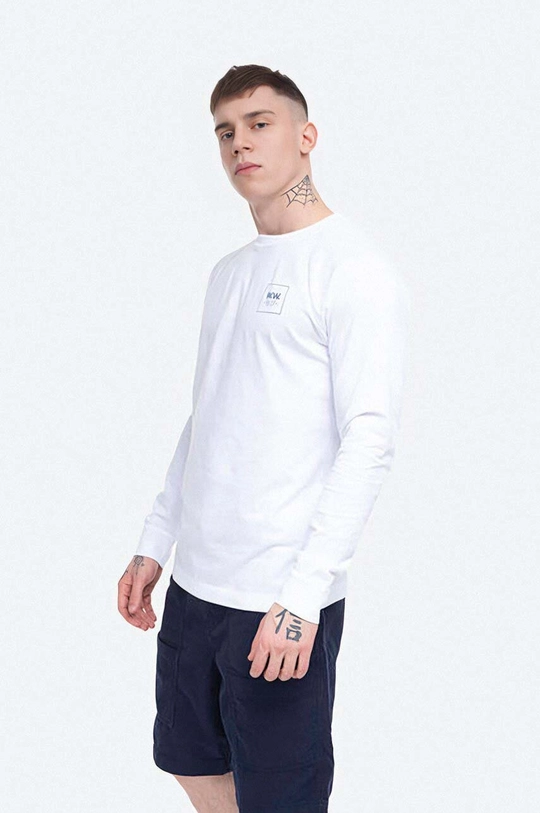 white Wood Wood cotton longsleeve top Han Men’s