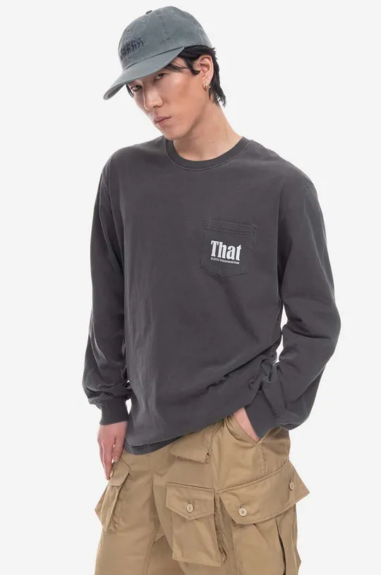 thisisneverthat cotton longsleeve top That Pocket