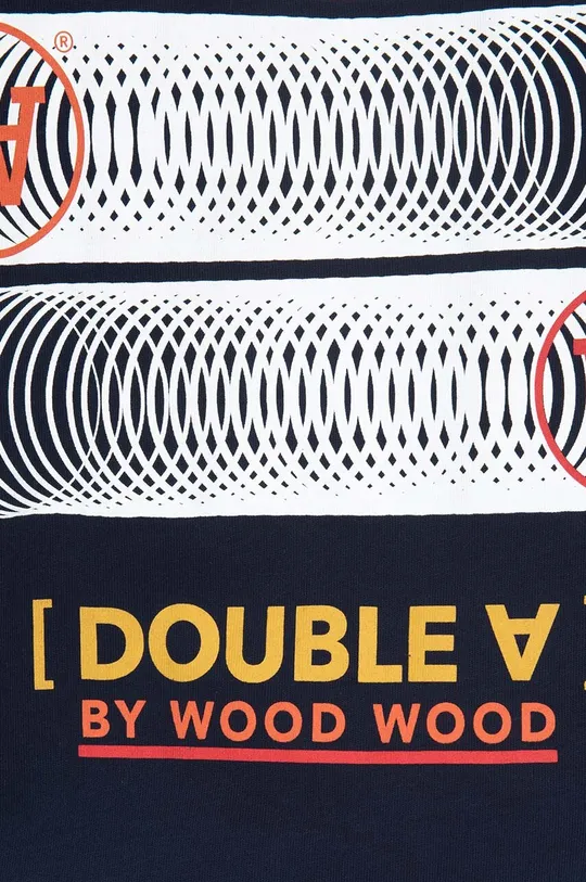 Bavlnené tričko s dlhým rukávom Wood Wood