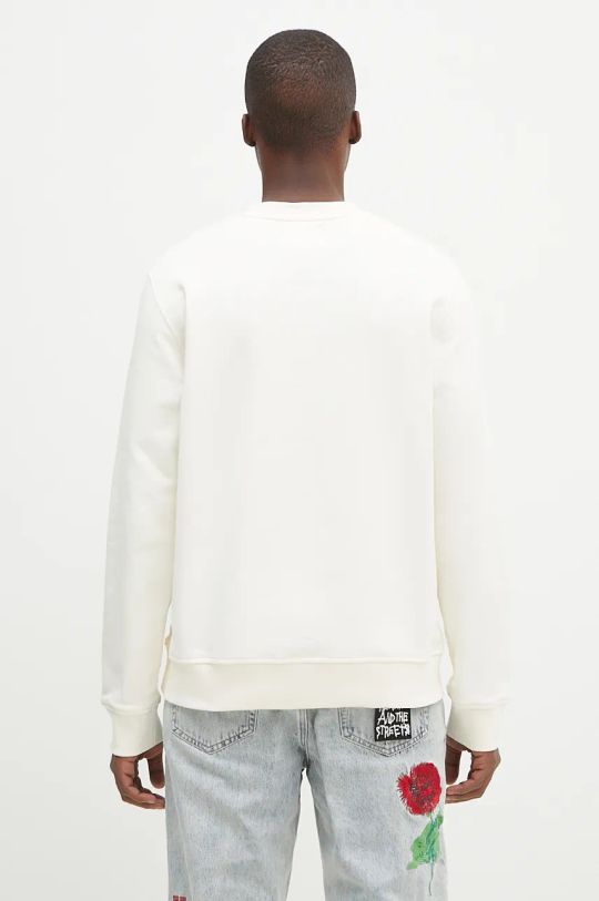 Oblečenie Bavlnená mikina Wood Tye Sweatshirt 10255604-2424 OFF WHITE 10255604.2424 béžová