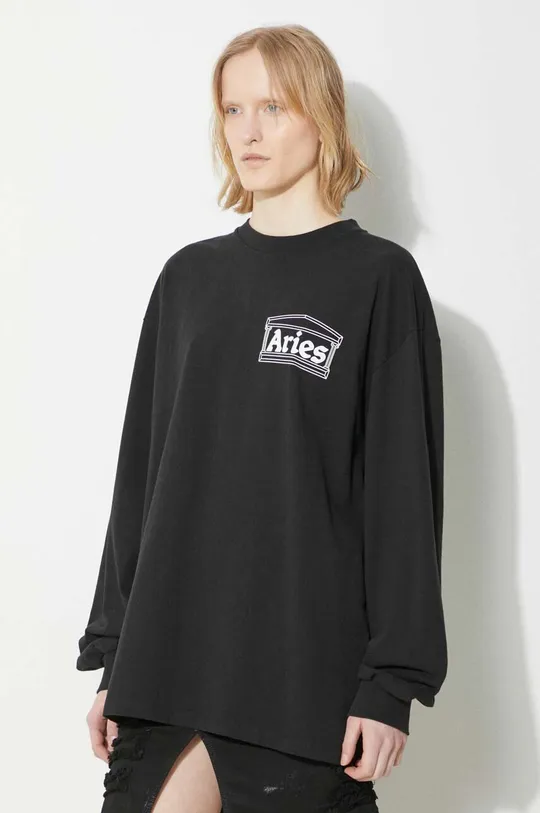 Aries cotton longsleeve top Temple LS Tee Unisex