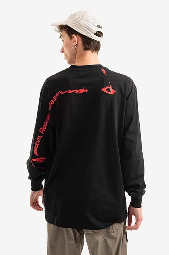 czarny 032C longsleeve bawełniany