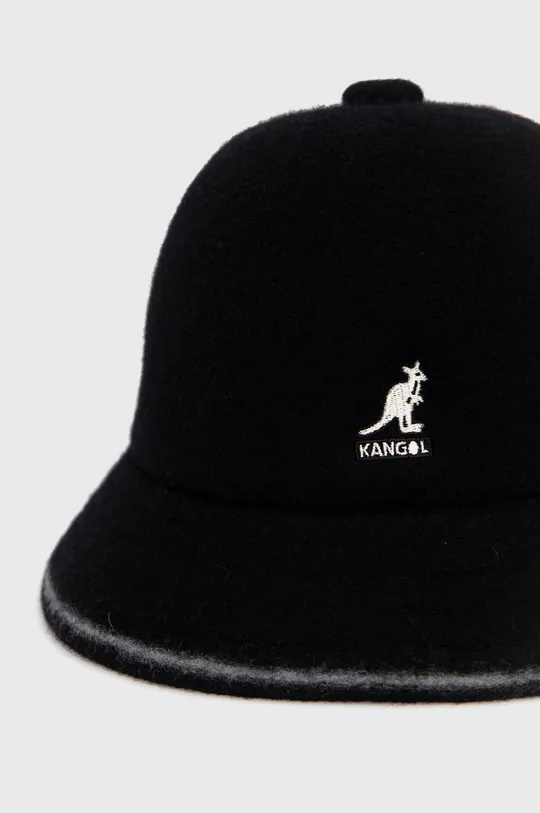 Μάλλινο καπέλο Kangol μαύρο