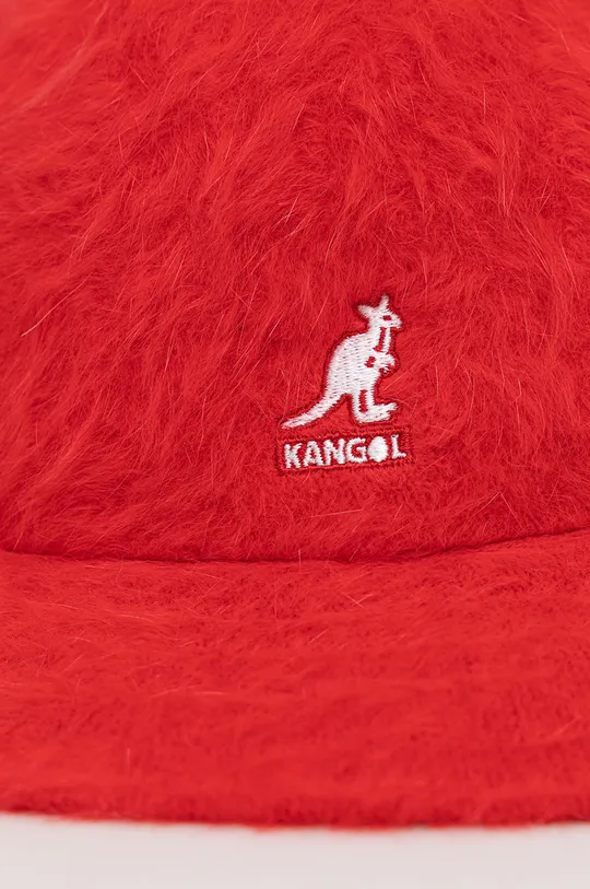Kangol Kapelusz z wełną czerwony
