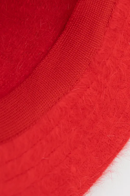 red Kangol hat