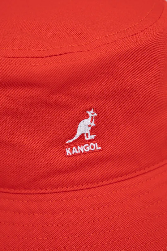 Bavlněný klobouk Kangol červená