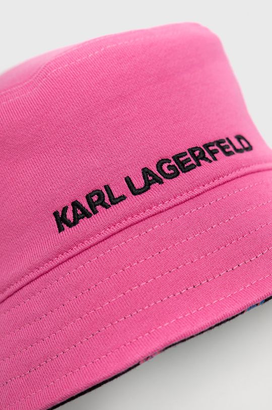 vícebarevná Oboustranný klobouk Karl Lagerfeld