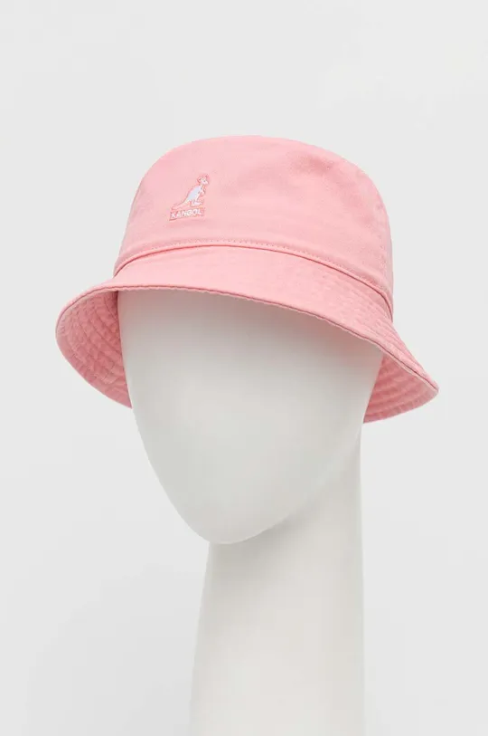 Бавовняний капелюх Kangol рожевий