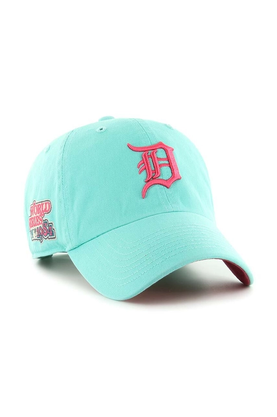 Бавовняна бейсболка 47brand MLB Detroit Tigers бірюзовий