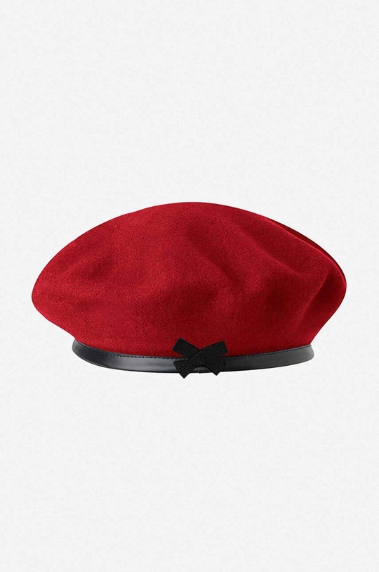 Kangol wool beret Monty red