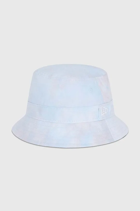 albastru New Era pălărie din bumbac Tie Dye Bucket De femei
