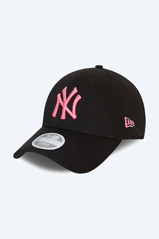 black New Era cotton baseball cap League Ess 940 NYY Women’s