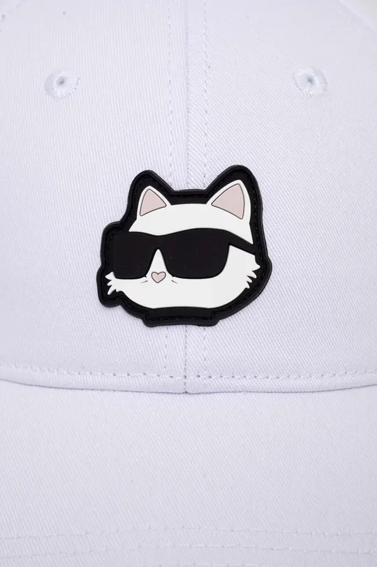 Βαμβακερό καπέλο του μπέιζμπολ Karl Lagerfeld Κύριο υλικό: 100% Βαμβάκι Φόδρα: 96% Πολυεστέρας, 4% Βαμβάκι