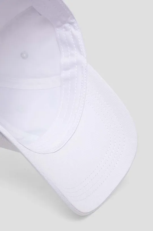 λευκό Βαμβακερό καπέλο του μπέιζμπολ Karl Lagerfeld