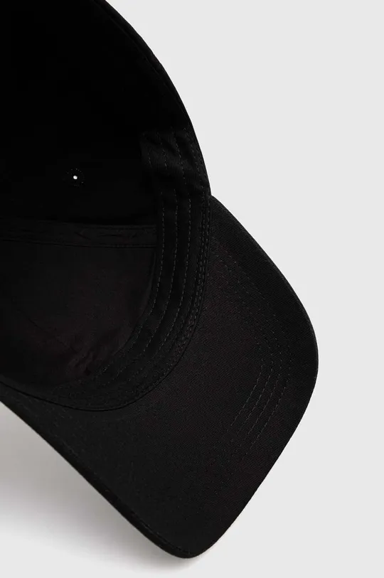 μαύρο Βαμβακερό καπέλο του μπέιζμπολ Karl Lagerfeld