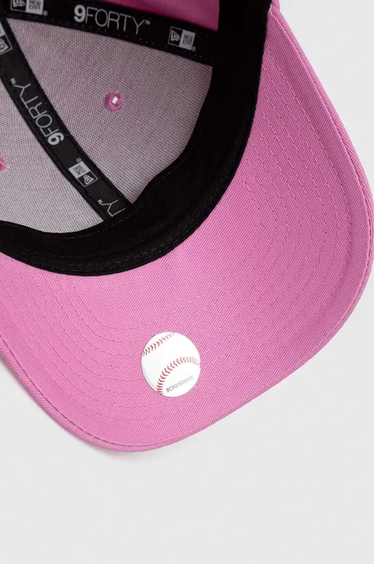 ροζ Παιδικό βαμβακερό καπέλο μπέιζμπολ New Era NEW YORK YANKEES