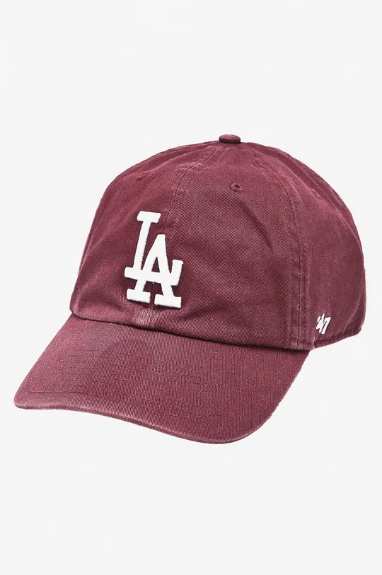 burgundské 47brand - Čiapka MLB Los Angeles Dodgers Pánsky