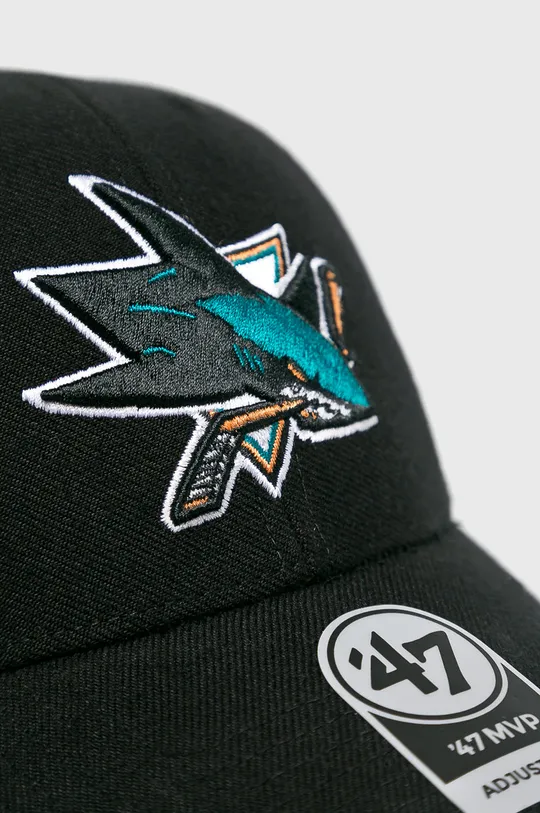 47 brand - Καπέλο San Jose Sharks NHL San Jose Sharks μαύρο