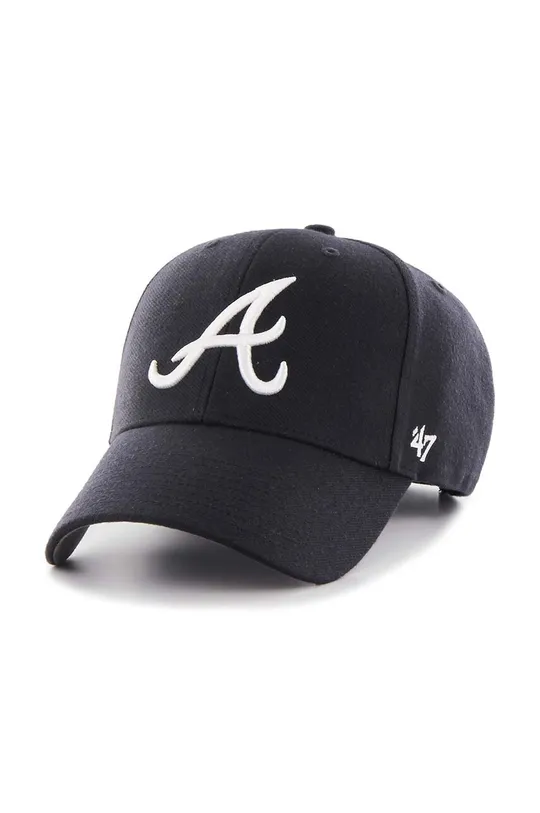 μαύρο 47 brand - Καπέλο Atlanta Braves Ανδρικά