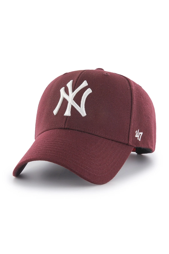 bordowy 47 brand - Czapka MLB New York Yankees Męski