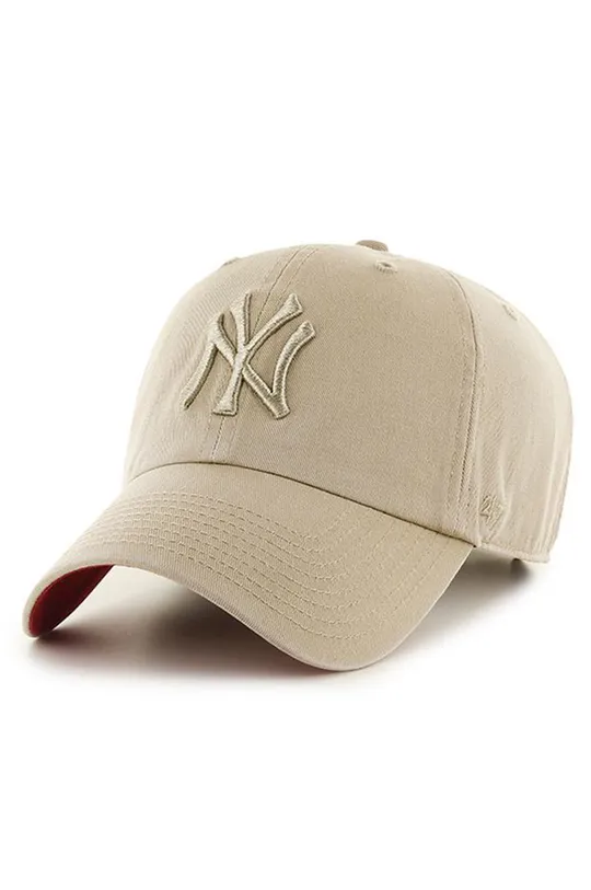 beżowy 47 brand - Czapka MLB New York Yankees Męski