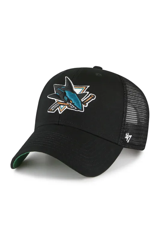 чёрный Кепка 47 brand NHL San Jose Sharks Мужской