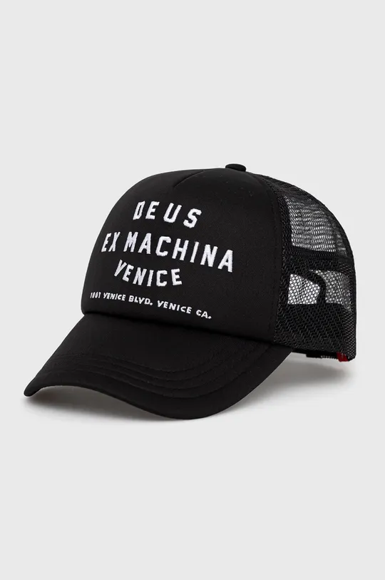 czarny Deus Ex Machina czapka Męski