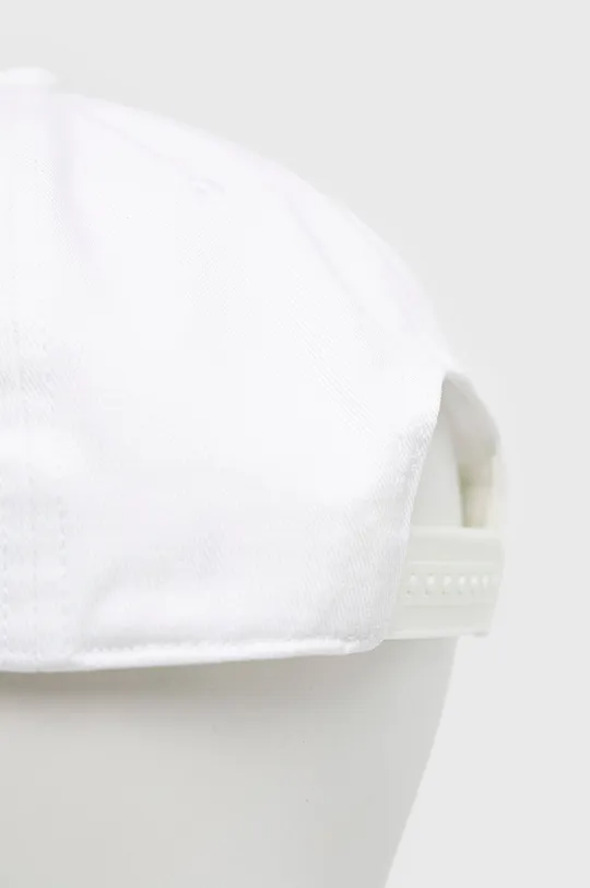 biały Armani Exchange czapka bawełniana