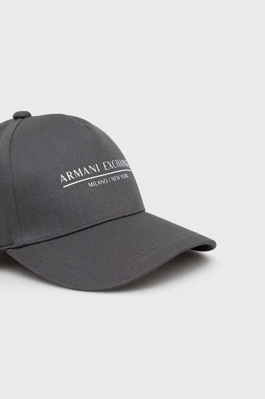 Хлопковая кепка Armani Exchange  Основной материал: 100% Хлопок Подкладка: 80% Полиэстер, 20% Хлопок