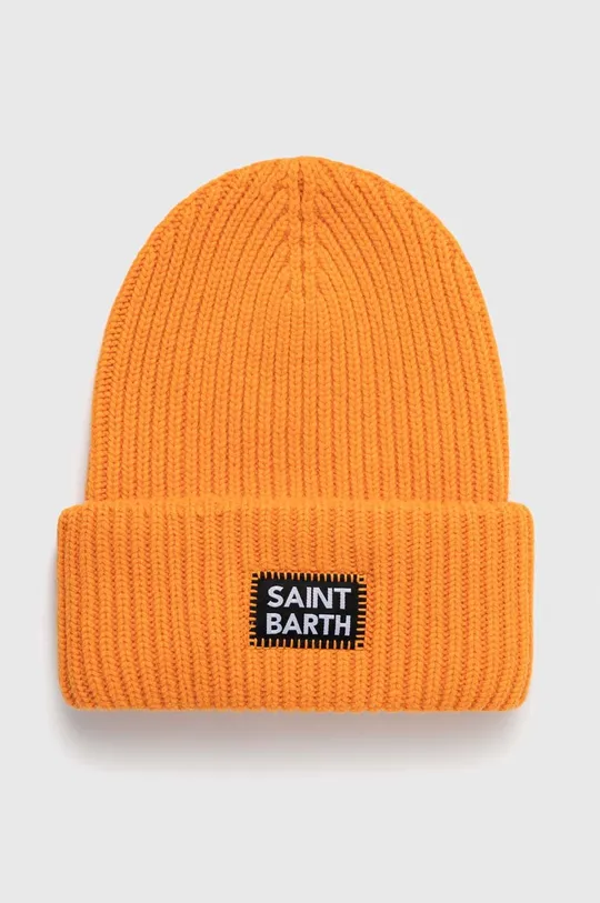 pomarańczowy MC2 Saint Barth czapka z domieszką wełny Męski