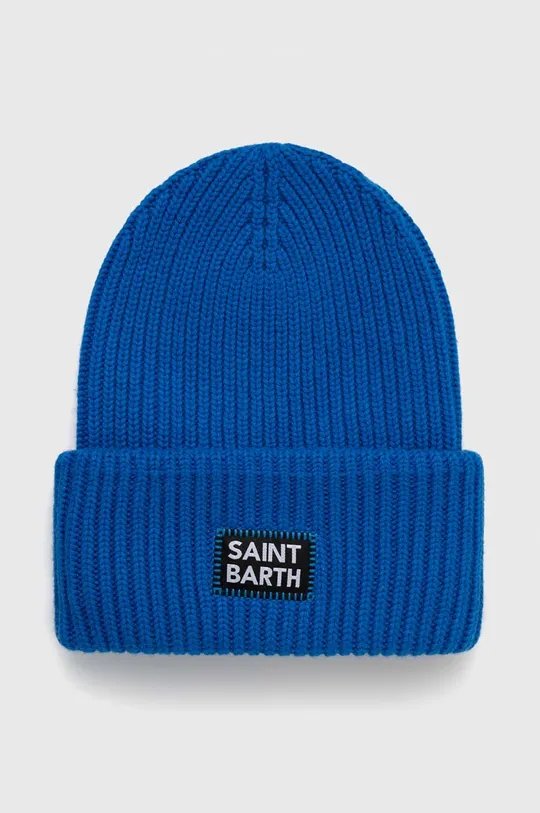 modrá Čepice z vlněné směsi MC2 Saint Barth Pánský
