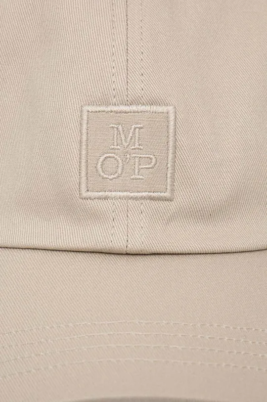 Βαμβακερό καπέλο του μπέιζμπολ Marc O'Polo μπεζ