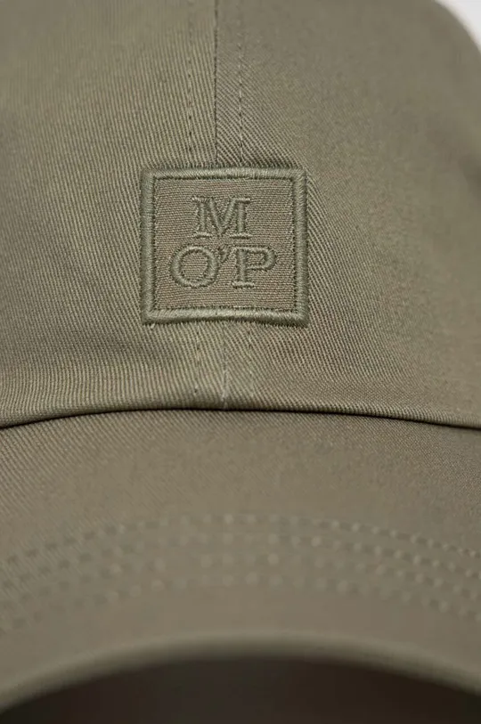 Marc O'Polo czapka z daszkiem bawełniana zielony