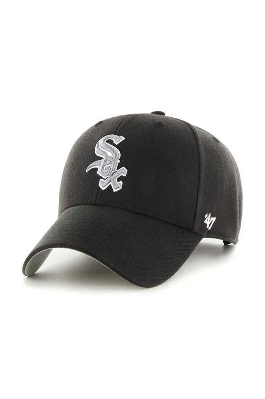 czarny 47 brand czapka z domieszką wełny MLB Chicago White Sox Męski
