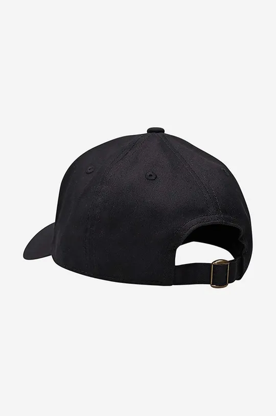 Makia czapka z daszkiem bawełniana Brand Cap czarny