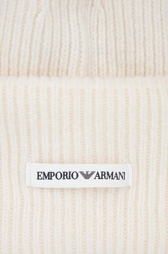 Vlnená čiapka Emporio Armani 100 % Vlna