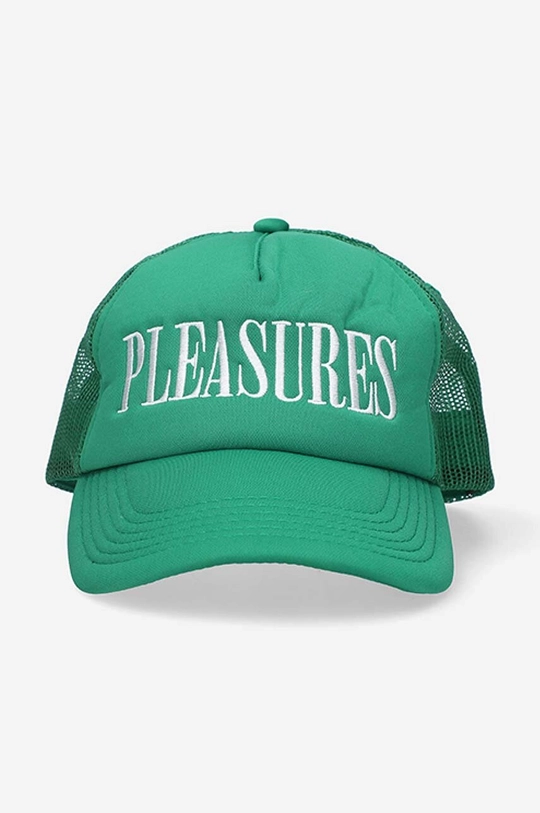 PLEASURES baseball cap  57% Polyester, 43% Polyamide