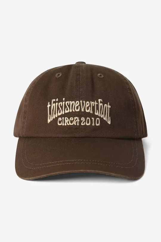 Памучна шапка с козирка thisisneverthat RS T-Logo Cap